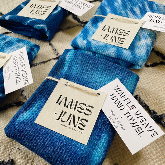 Waffle weave hand towels